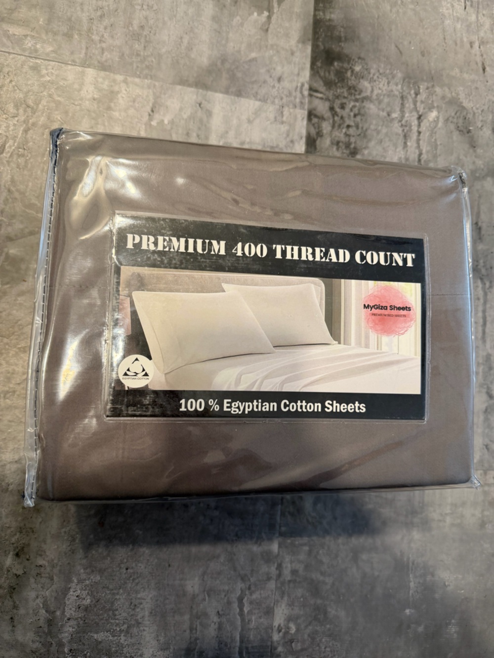 RV King Premium 400 Thread Count Egyptian Cotton Sheet Set - Taupe